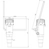 AFRISO Miarkownik ciągu FR1 zakres regulacji 30÷90°C G3/4" 42294